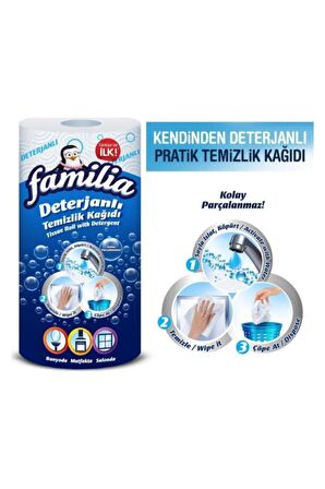 Familia Deterjanlı Temizlik Kağıdı 2'li Set