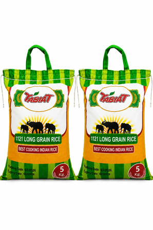 1121 Uzun Tane Hint Basmati Pirinci 2x5 kg (10 kg)