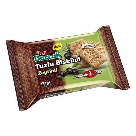 Eti Burçak 273 gr Zeytinli Bisküvi x 6 Adet 