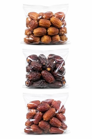 3'lü Karma Hurma Seti: Bağdat, Medine ve Kudüs Hurması (3 x 500 gr) 1.5 kg