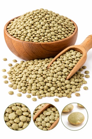 Doğal ve Kaliteli Yeşil Mercimek 1 kg