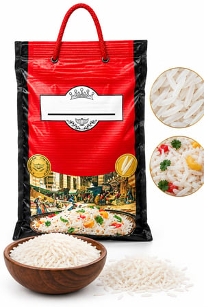 Ehmedi Rice 121 Sella Basmati Pirinç 5 Kg - Hindistan Ve İ̇Ran'In Eşsiz Lezzeti!
