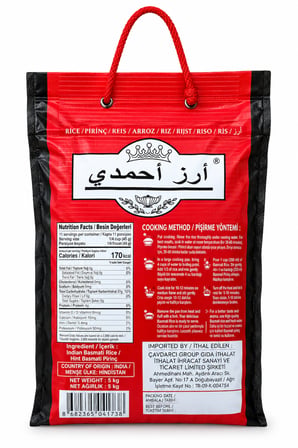 Ehmedi Rice 121 Sella Basmati Pirinç 5 Kg - Hindistan Ve İ̇Ran'In Eşsiz Lezzeti!