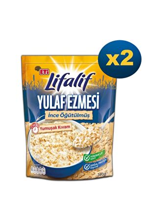Eti Lifalif İnce Öğütülmüş Yulaf Ezmesi 350 Gr x 2 Paket