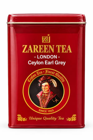 Metal Kutusuyla Zareen Tea Ceylon Earl Grey Siyah İran Çay 400 gr