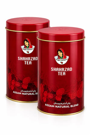 Siyah İran Teneke Kokusuz Kutu Çay 2x500 gr