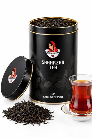 Earl Grey Plus 1 kg Teneke Kutu Siyah İran Çay