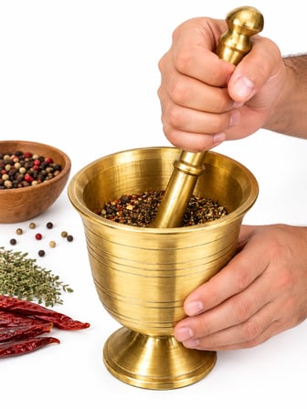 Pirinç Havan ve Tokmağı (1 kg)