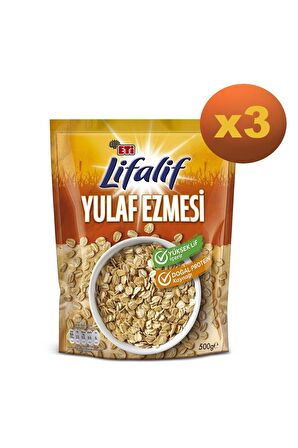 Eti Lifalif Yulaf Ezmesi 500 Gr x 3 Paket