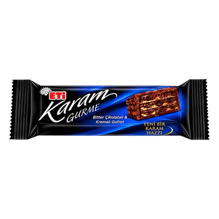 Eti Karam Gurme Bitter Çikolatalı Gofret 50 gr x 36 Adet (2 Kutu)
