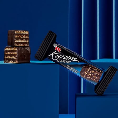 Eti Karam Gurme Bitter Çikolatalı Gofret 50 gr x 72 Adet (4 Kutu)