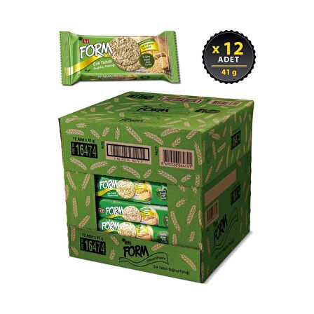 Eti Form Çok Tahıllı Buğday Patlağı 41 g x 12 Adet