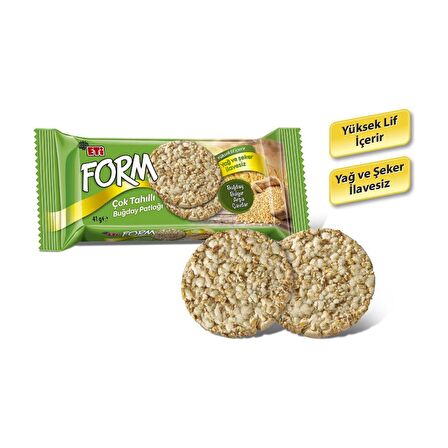 Eti Form Çok Tahıllı Buğday Patlağı 41 g x 12 Adet