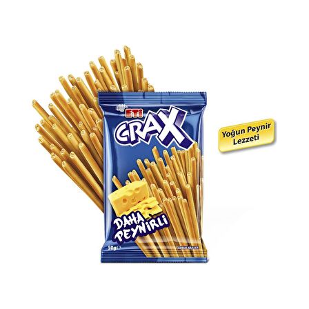 Eti Crax Peynirli Çubuk Kraker 50 g x 20 Adet