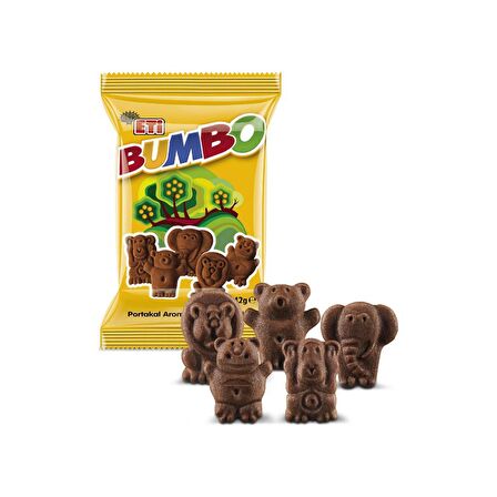 Eti Bumbo Portakal Aromalı Kakaolu Bisküvi 42 g x 24 Adet