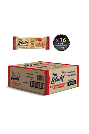 Lifalif Ay Çekirdekli Domatesli Tuzlu Yulaf Bar 30 G X 16 Adet