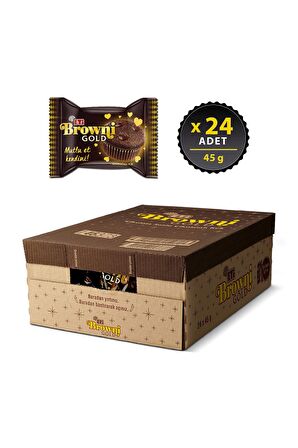 Browni Gold Çikolatalı Kek 45 g x 24 Adet
