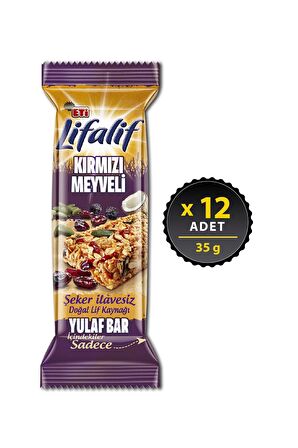 Eti Lifalif Kırmızı Meyveli Yulaf Bar 35 g x 12 Adet