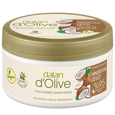 Dalan Dolive Hindistan Cevizi Kavanoz Krem 250 Ml