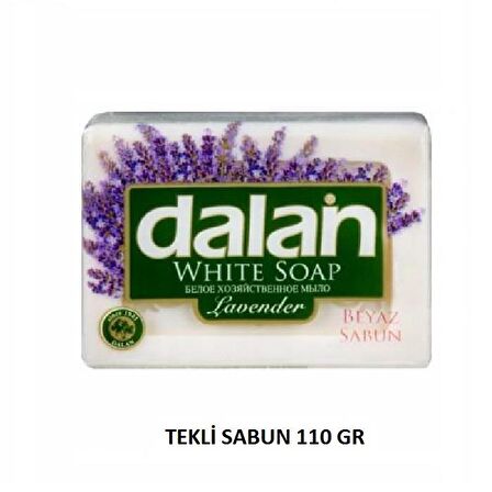 Dalan Beyaz Sabun Lavanta Tekli 110 Gr