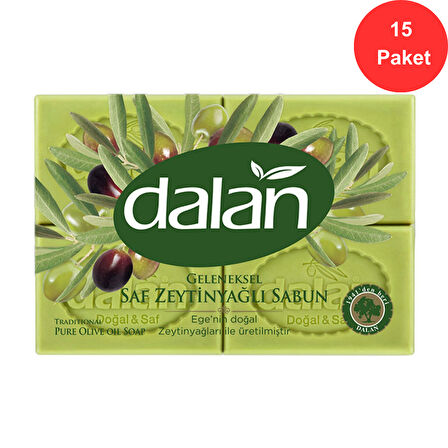 Dalan Geleneksel Zeytinyağlı Saf Sabun  4x150 gr  (1 Koli 15 Paket)