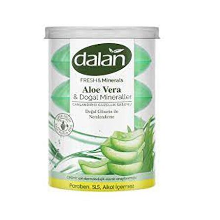 DALAN FRESH MİNERALS PVC SABUN ALOEVERA 4X110 GR X 16 ADET