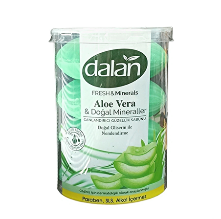 Dalan Fresh Minerals Aloe Vera Bardak Sabun 4 x 110g