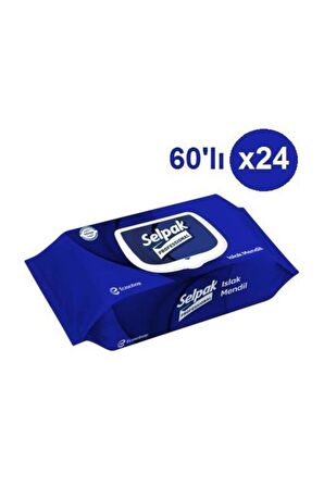 Selpak Professional 24 X 60'lı (1440) Premium Islak Mendil