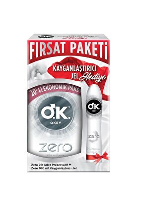 Okey Zero 20'Li + Okey Zero Jel 100 ml