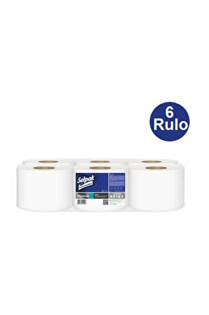Selpak Professional Professional 6'lı Premium Içten Çekmeli Tuvalet Kağıdı 220 