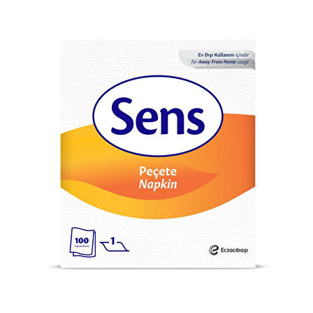 Sens Servis Peçete Ekonomik Peçete Ezcacıbaşı 100 Lü 32 Paket
