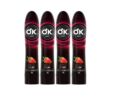 Okey Kayganlaştırıcı Jel Çilek 100 ml 3 adet
