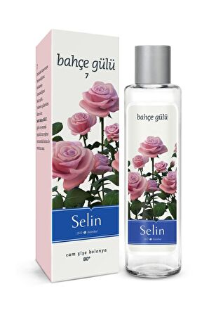 Selin Parfümlü 80 Derece Cam Şişe 180 ml Kolonya