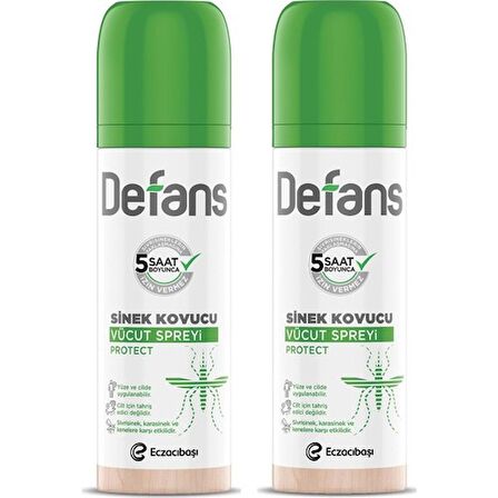 Defans Protect Sinek Kovucu Vücut Spreyi 100 ml x 2'li