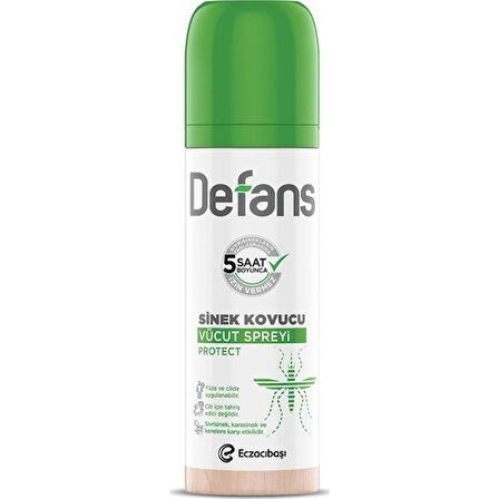 Defans Protect Sinek Kovucu Vücut Spreyi 100 ml x 2'li