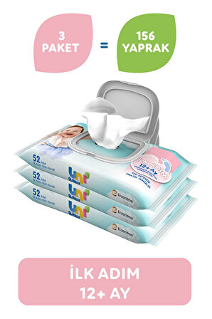 Uni Baby İlk Adım Islak Mendil 24*52'li 1248 Yaprak