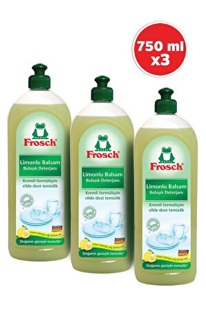 Frosch Limonlu Bulaşık Balsamı 750 ml 3'lü