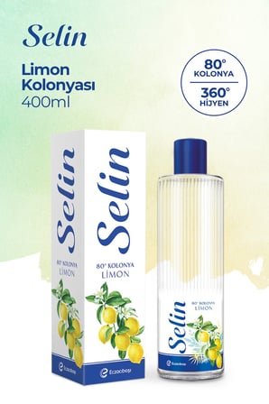 Selin Limon Kolonyası 900 ml Bidon + 400 ml Pet 2 li Set