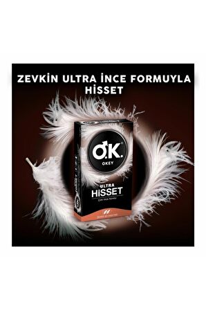 Okey Ultra Hisset 40'lı Prezervatif & Okey Nirvana Uyarıcı Jel 100 ml Set