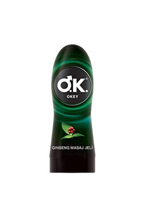 Çilek Kayganlaştırıcı Jel Su Bazlı 100 ml + Okey Ginseng Masaj Jeli Su Bazlı 200 ml