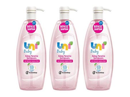 UNİ BABY ŞAMPUAN KOLAY TARAMA 700 ML X 3 ADET