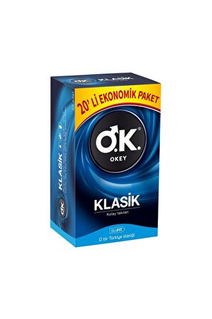 Okey Klasik 20'li Prezervatif & Rötar 20'li Prezervatif