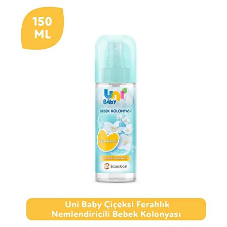 Uni Baby Çiçeksi Ferahlık Bebek Kolonyası 150 ml 2 ADET