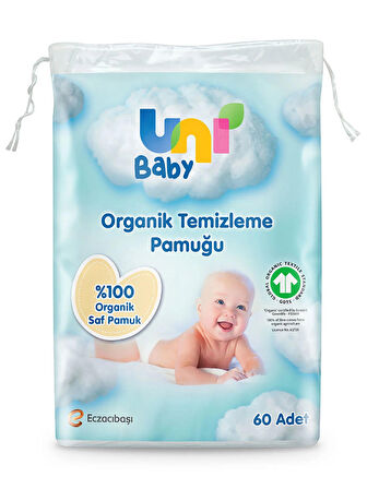 Uni Baby Bebek Temizleme Pamuğu 60 Lı