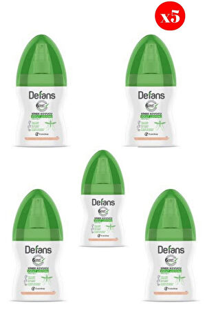 Defans Sinek Kovucu Naturel Vücut Losyonu 100 Ml X5 ADET