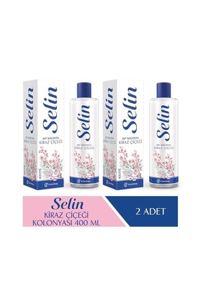 Selin Parfümlü Kolonya Kiraz Çiçeği 400 ml (2 adet)