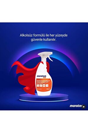 Maratem M207 Peroksitli Hijyenik Yüzey Temizleme Ürünü -500ml 500 ml 