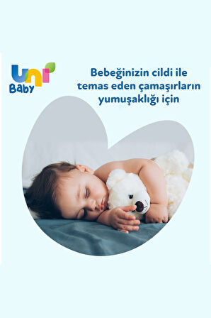 UNİ BABY ÇAMAŞIR YUMUŞATICISI 1500ML 2 ADET AKTİF SIVI DETERJAN 2 ADET TOPLAM 4 ADET  