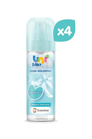 Uni Baby Bebek Kolonyası 150 Ml Bebeksi Dokunuş X 4 Adet