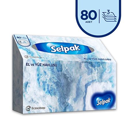 Selpak El ve Yüz Havlusu x 4 Paket 320 Yaprak